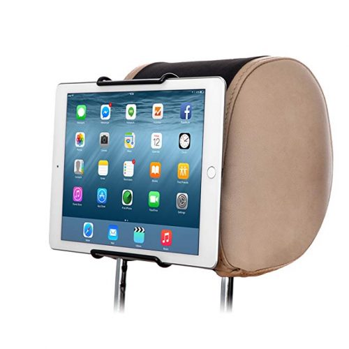 TFY Universal Car Headrest Mount Holder, Fits ALL 7 Inch to 11 Inch Tablets - Apple iPad, iPad 4 (iPad 2 & 3), iPad Air, iPad Mini 2/3/4 - iPad Pro 9.7" - Samsung Galaxy Tab & Note and More - Ipad Car Mounts