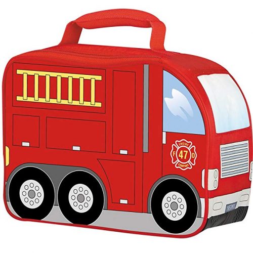  Thermos Novelty Soft Lunch Kit, Firetruck - Kid Lunch Boxes