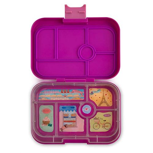 YUMBOX Leakproof Bento Lunch Box Container (Bijoux Purple) for Kids; Bento-style lunch box offers Durable, Leak-proof, On-the-go Meal and Snack Packing - Kid Lunch Boxes