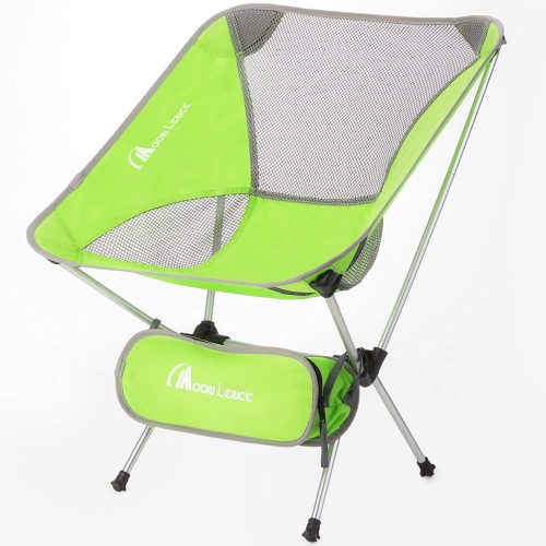 Moon Lence Camping Chair Compact Ultralight Portable Folding Backpacking Chairs with Carry Bag