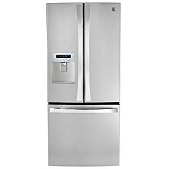 Kenmore Elite 71323 21.8 Cu. Ft. Wide French Door Bottom Freezer Refrigerator