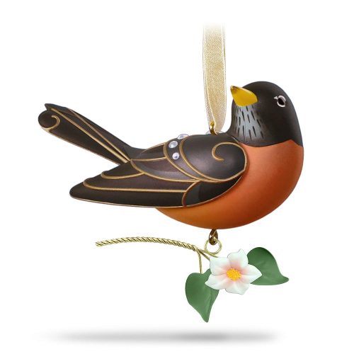 Hallmark Keepsake Christmas Ornament 2022 Year Dated, Beauty of Birds Robin