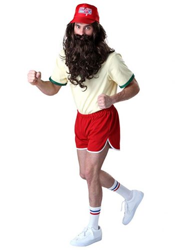Forrest Gump Running Costume Set with Wig/Beard