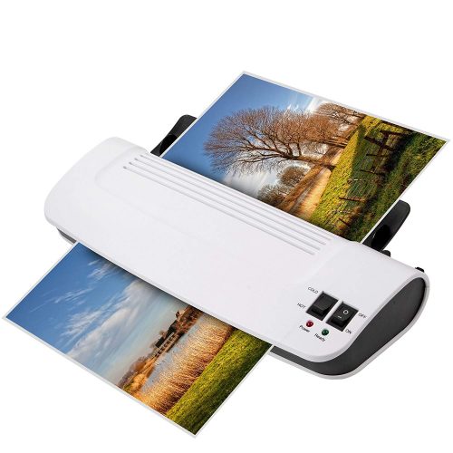 Zoomyo 9" hot & cold laminator Z9-5 warms up in just 3 to 5 minutes - laminating machines