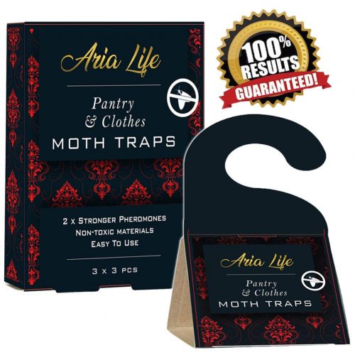 Aria life Clothes and Pantry Moth Traps 3x3 pack