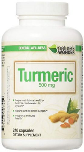 Nature's Wonder Turmeric 500mg Supplement - Joint Supplements