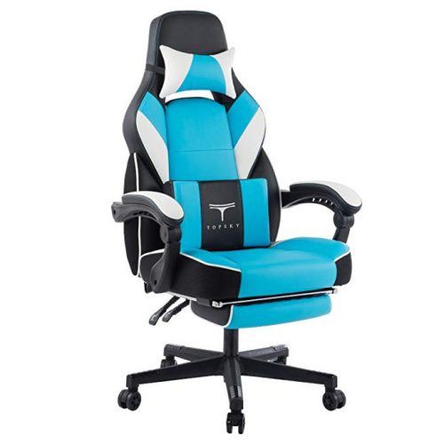  TOPSKY High Back Racing Style PU Leather Executive Computer Gaming Office Chair   - Minimal Design Office Chair