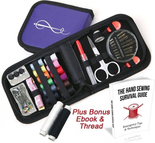 Craftster's Mini Sewing Kit with Sewing Survival Ebook, 78 Emergency Accessories
