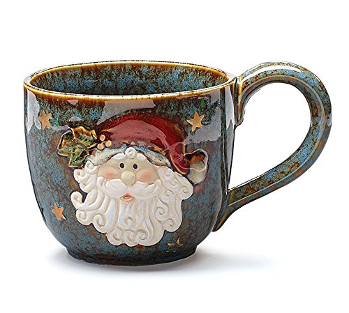 Large Santa Clause 30 Oz Christmas Soup Mug - Christmas Mugs