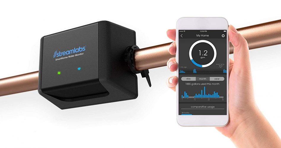 Streamlabs, the Smart Home Water Monitor combined with Wi-Fi - water leak detectors