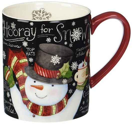 Lang Chalkboard Snowman Mug by Susan Winget - Christmas Mugs