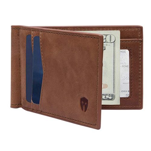 RFID Blocking Slim Minimalist Front Pocket Wallet - Christmas Gifts for Him