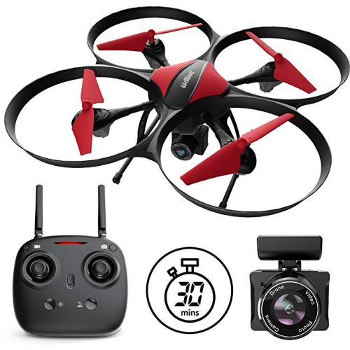 Force1 Drones with Camera - “U49C Red Heron” Camera Drone  - Christmas Gifts for Him