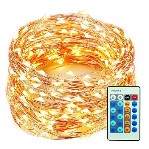 99 Feet 300 LEDs Copper Wire String Lights Dimmable - Christmas LED Wire Lights