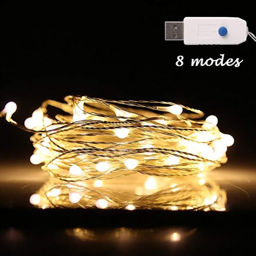 Ehome 100 LED 33ft/10m Starry Fairy String Light - LED String Lights for Christmas