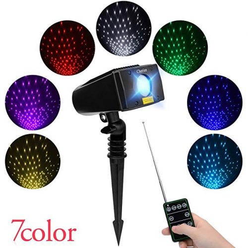 Laser Christmas Lights 7 In 1 Colour Outdoor Star Projector - Outdoor Laser Light for Christmas