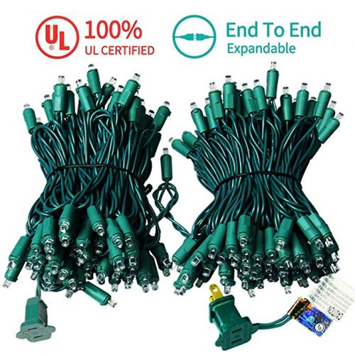 MZD8391 Upgraded 66FT 200 LED Christmas Lights Outdoor String Lights - Christmas LED Wire Lights