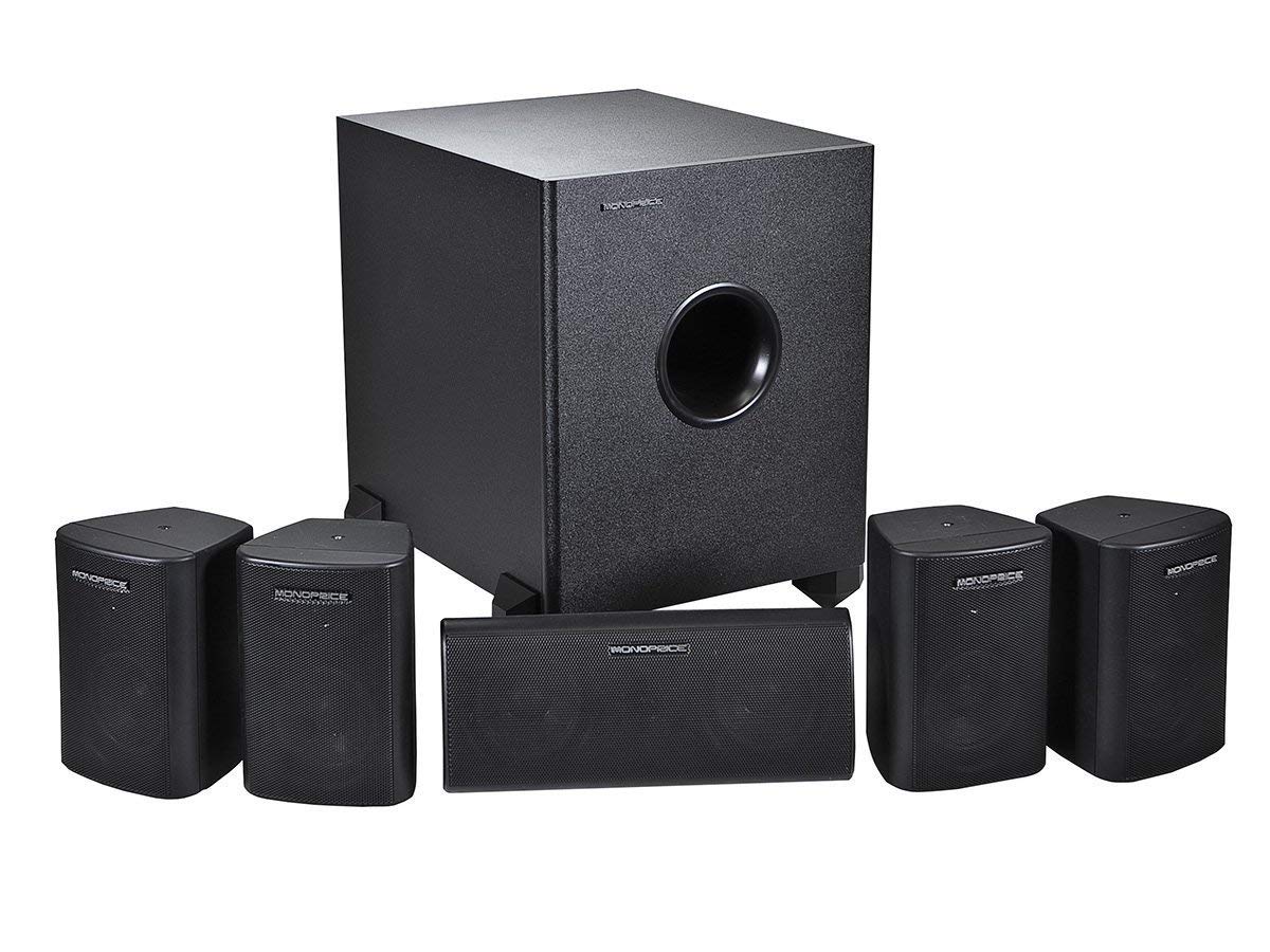  Monoprice 108247 5.1-Channel Home Theater Speaker