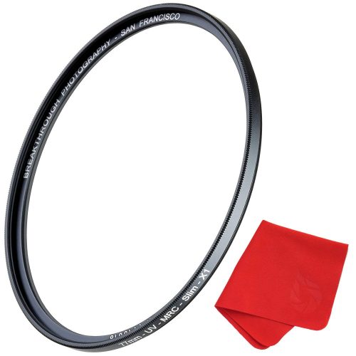 52mm X1 UV Filter For Camera Lenses - Ultraviolet Protection Photography Filter with Lens Cloth - MRC4, Ultra-Slim, 25 Year Support, Weather-Sealed by Breakthrough Photography