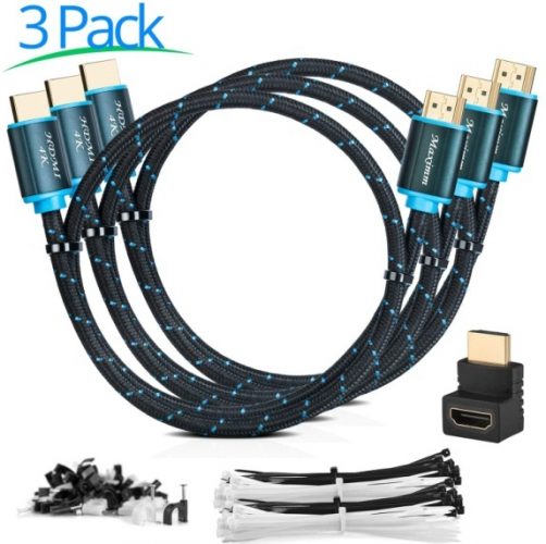 Maximum High-Speed HDMI 2.0 4K Nylon Braided Cable - High-Speed HDMI Cables