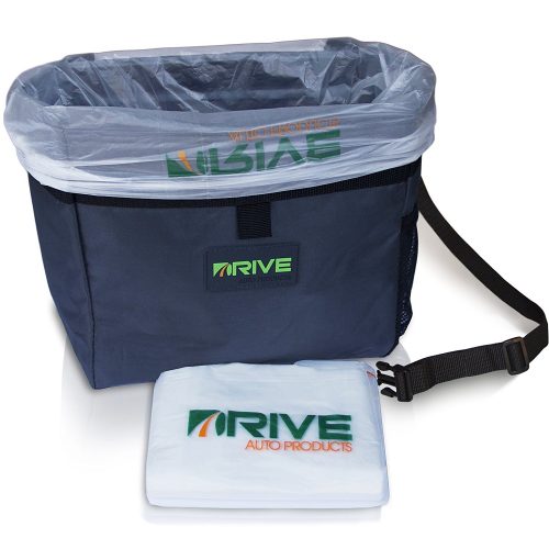 Drive Auto Products Car Garbage Can from The Drive Bin As Seen On TV Collection, Black Strap