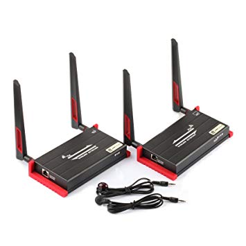 Wireless HDMI Extender with Loop-Out IR Pass-Back - Wireless HDMI Transmitter & Receiver