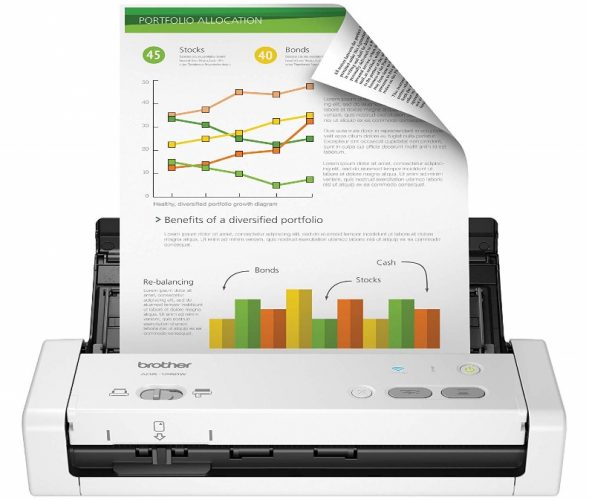 Brother Wireless Portable Compact Desktop Scanner - Portable Scanners