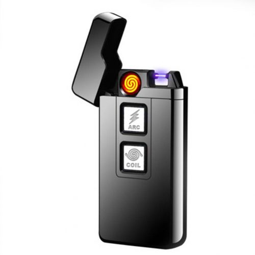 Plasma Lighter Coil Lighter USB Rechargeable Cigarette Lighter Windproof - Windproof Lighters