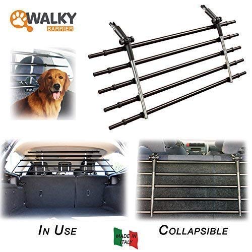 Walky Barrier Folding Universal Auto Pet Safety Barrier K9 Guard Pet Safety Barrier Fence