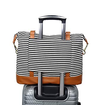 CAMTOP Women Ladies Weekender Travel Bag Canvas Overnight - Weekender Bags For Women