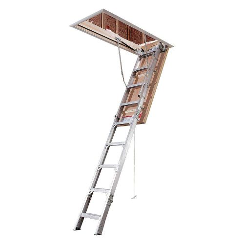 Attic Ladder, IAA, 375 lb., 3 in. Step W - Attic Ladders