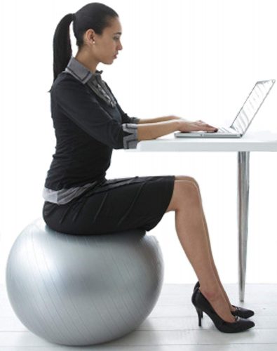 CalCore Fitness Brand Professional Physio Ball Chair - Office Ball Chairs