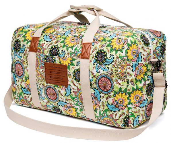 Malirona Canvas Weekender Bag Travel Duffel Bag - Weekender Bags For Women