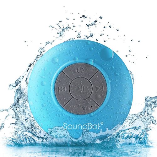 SoundBot SB510 HD Water Resistant Bluetooth 3.0 Shower Speaker - Shower Speakers