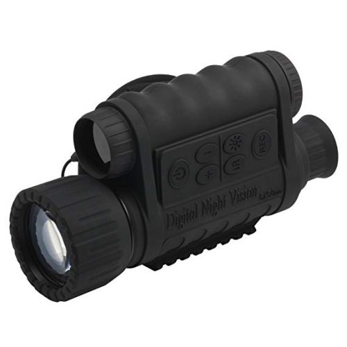Bestguarder 6x50mm HD Digital Night Vision Monocular with 1.5 inch TFT LCD and Camera & Camcorder Function Takes 5mp Photo & 720p Video from 350m Distance for Night Watching or Observation