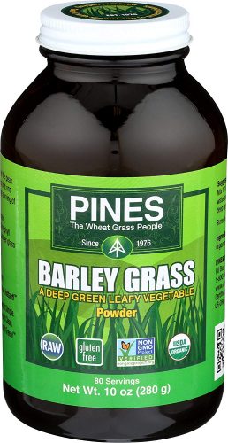 PINES Organic Barley Grass Powder, 10 Ounce