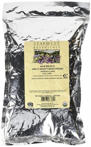 Starwest Botanicals Organic Barley Grass Powder, 1 Pound