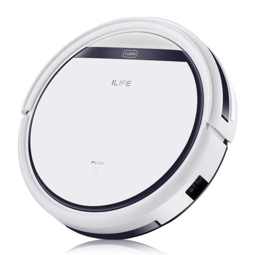 ILIFE V3s Pro Robotic Vacuum, Newer Version of V3s, Pet Hair Care, Powerful Suction Tangle-free, Slim Design, Auto Charge, Daily Planning, Good For Hard Floor and Low Pile Carpet