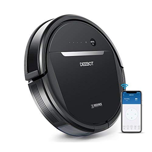 ECOVACS OZMO 601 Self-Charging Robot Mop & Vacuum with Smart Phone App Controls, Auto-Clean Mode, 2 Specialized Cleaning Modes, Digital Mopping System for Pet Hair, Dirt, Dried Liquids & Hard Floors