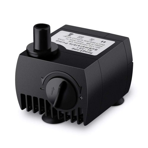 VicTsing 80 GPH (300L/H, 4W) Submersible Water Pump For Pond, Aquarium, Fish Tank Fountain Water Pump Hydroponics with 5.9ft (1.8M) Power Cord (Black)