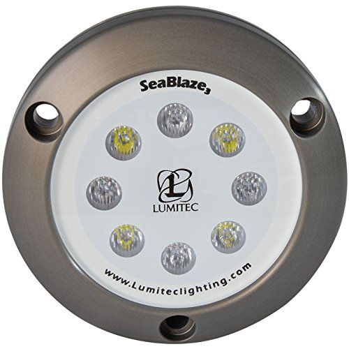 Lumitec SeaBlaze3 LED Underwater Boat Light, Surface Mount, Non-Dimmable