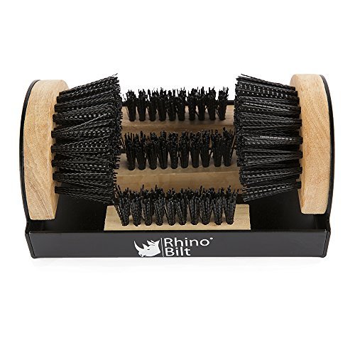 Rhino Bilt Boot Scraper, Deluxe Boot Scrapers - Outdoor Boot Brush Extra Wide for Commercial and Industrial use