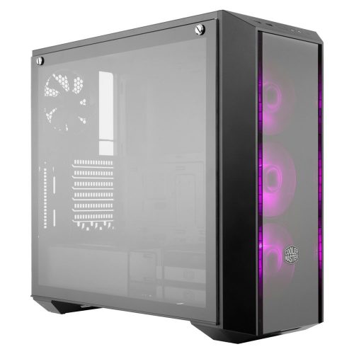 MasterBox Pro 5 RGB ATX Mid-Tower with 3 x 120mm RGB Fans, Tempered Glass Side Panel, DarkMirror Front Panel and Internal Configuration by Cooler Master