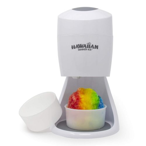 Hawaiian Shaved Ice S900A Electric Shaved Ice Machine | Features 2 Round Block Ice Molds | Shave Ice in minutes | Make Snoballs and Shave Ice from Home