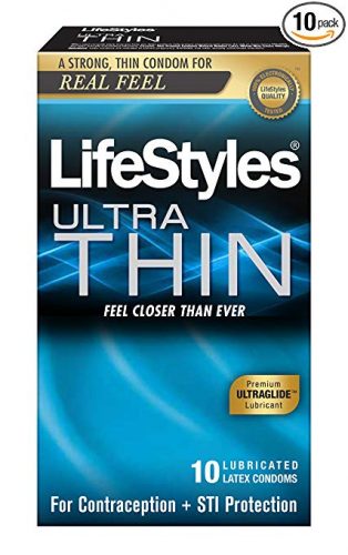 LifeStyles Ultra Thin Condom, 10 Count