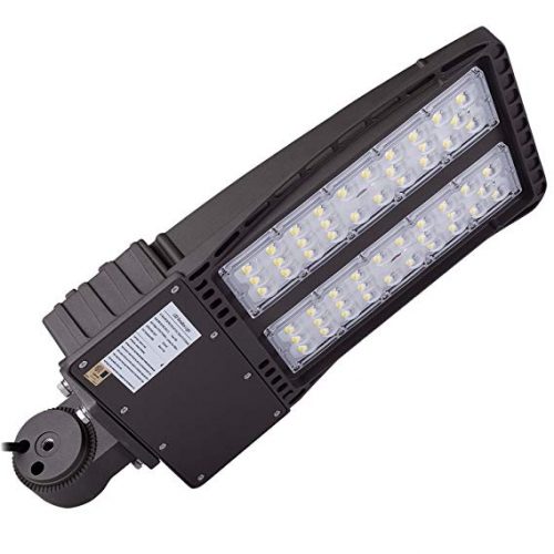 1000LED LED Shoebox Pole Light, 200W 21,500 Lumens, (600W-750W Eq.), Parking Lot Flood Light, 5000K, AC110-277V, Waterproof IP65, Street Area
