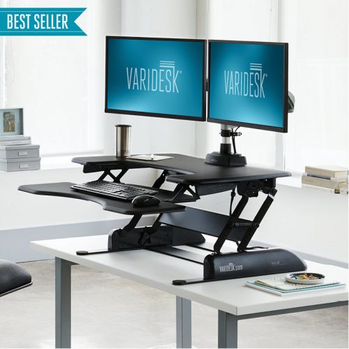 VARIDESK 49900 - Height-Adjustable Standing Desk - Pro Plus 36 – Black