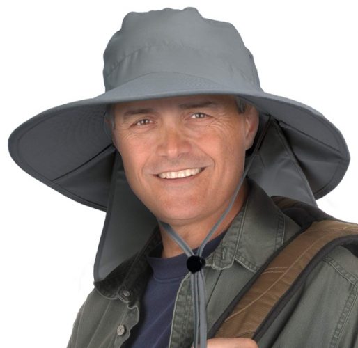 Sun Blocker Outdoor Sun Protection Fishing Cap with Neck Flap Wide Brim Hat for Men Women Baseball, Backpacking, Cycling, Hiking, Garden, Hunting, Camping