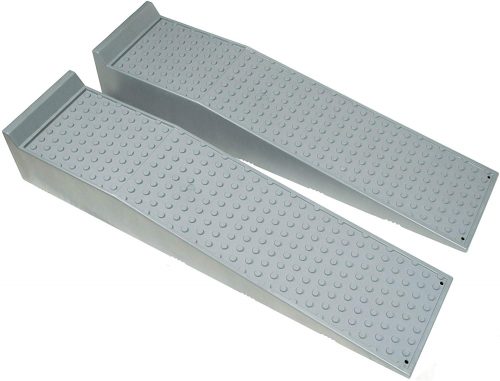 BUNKERWALL Large Heavy Duty Truck and Car Drive Up Wheel Ramps - 10 Tons - Professional Grade BW4211