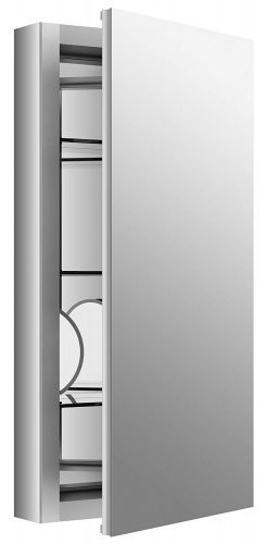 KOHLER K-99001-NA Verdera 15-Inch By 30-Inch Slow-Close Medicine Cabinet With Magnifying Mirror
